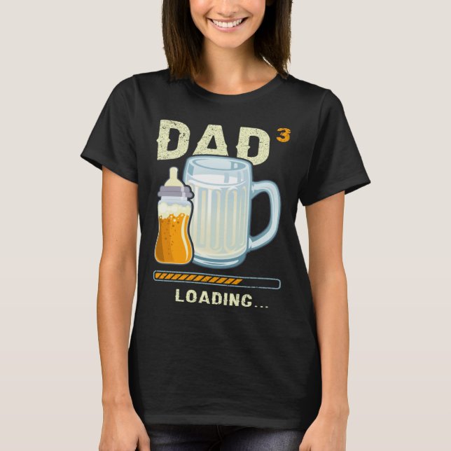 Expectant Dad Dad to be Future Dad 3rd child  2 T-Shirt (Vorderseite)