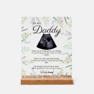 Expectant Vater Bump Gedicht Acrylschild