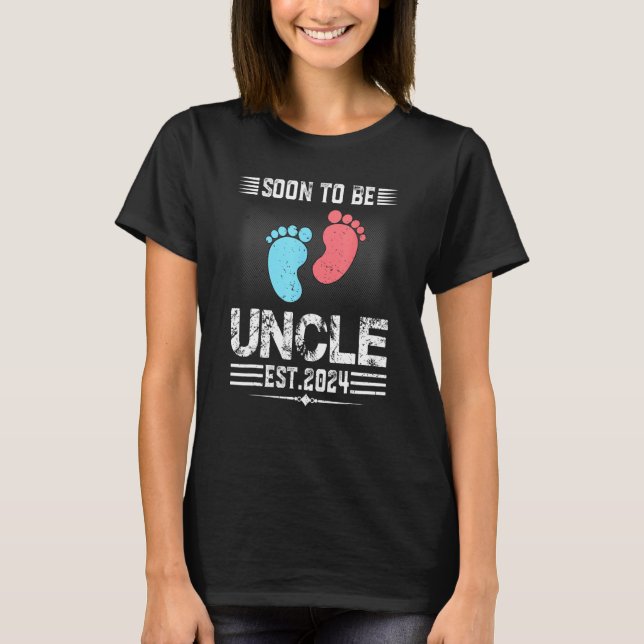 Expecting New Uncle Soon To Be Promoted To Uncle 2 T-Shirt (Vorderseite)