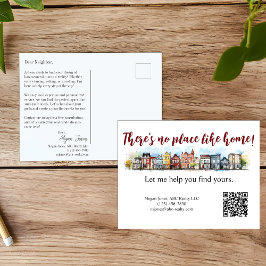 Expéditeur immobilier Carte de marketing immobilie
