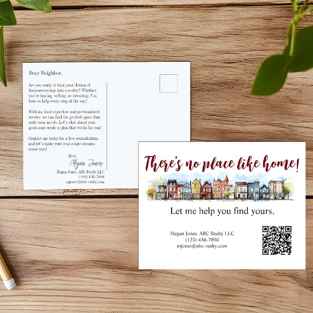 Expéditeur immobilier Carte de marketing immobilie (Créateur téléchargé)