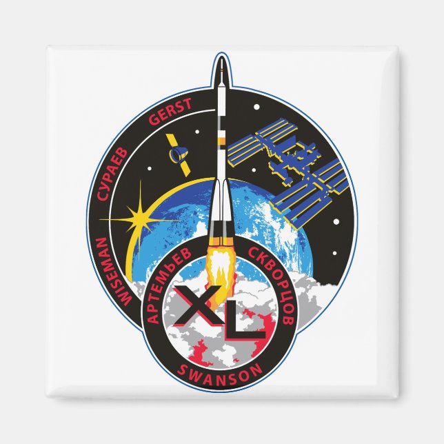 Expedition Crews zur ISS: Expedition 40 Magnet (Vorne)