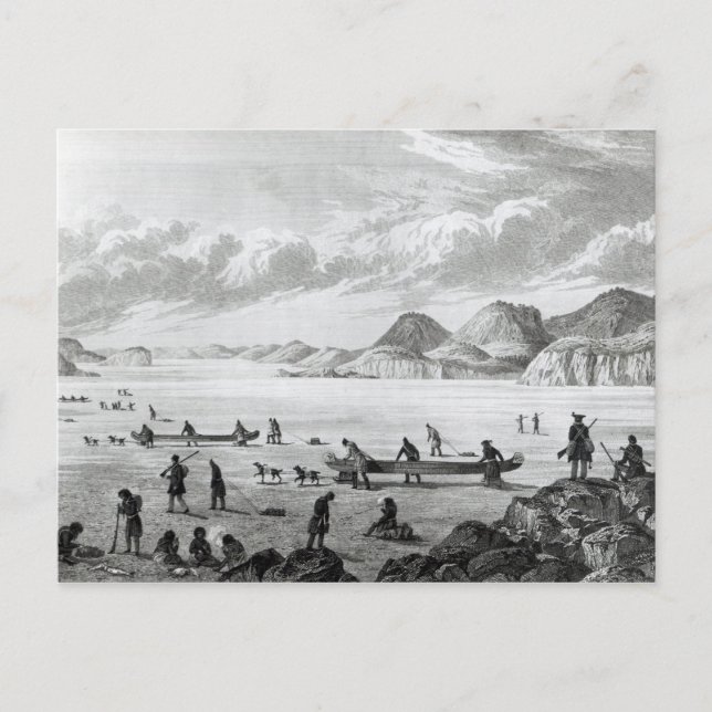 Expedition durch Point Lata auf der Postkarte (Vorderseite)