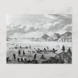 Expedition durch Point Lata auf der Postkarte
