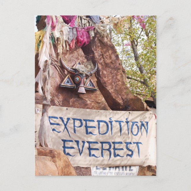 Expedition Everest Postkarte (Vorderseite)