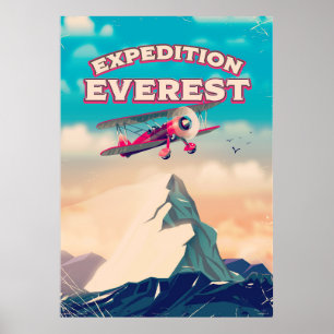 Expedition Everest Reiseplakat Poster