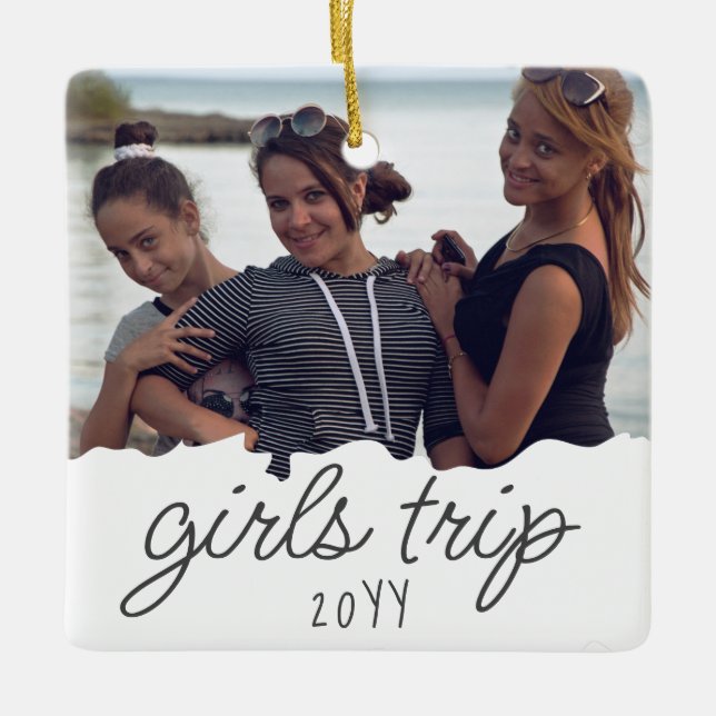 Expedition zu benutzerdefinierten Mädchen | Girls- Keramikornament (Vorderseite)