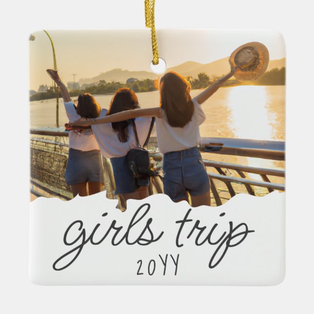 Expedition zu benutzerdefinierten Mädchen | Girls- Keramikornament (Vorderseite)