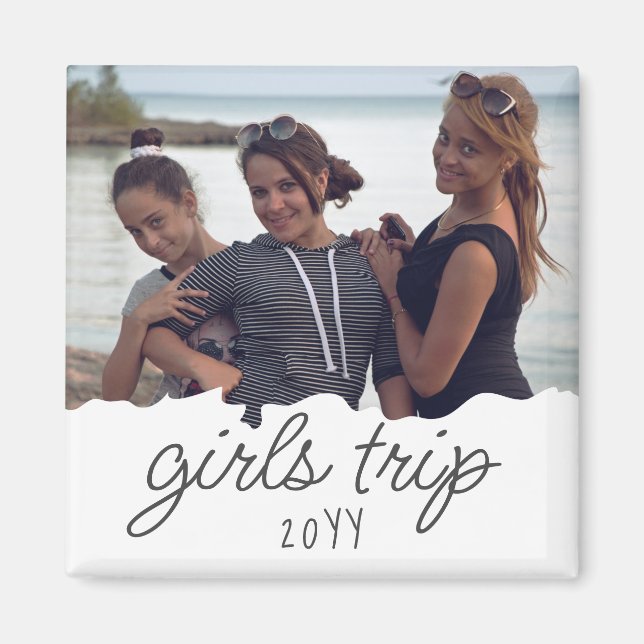Expedition zu benutzerdefinierten Mädchen | Girls- Magnet (Vorne)