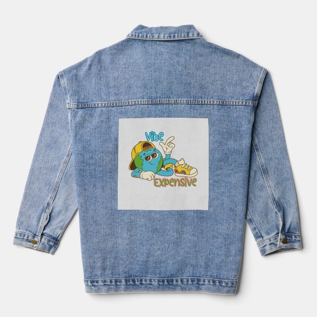 Expensive Vibe – Cool Retro Earth Character Design (Verso)