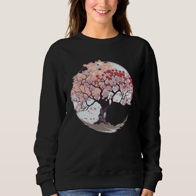 Experience the Wonder of Nature with a Cherry Blos Sweatshirt (Vorderseite)