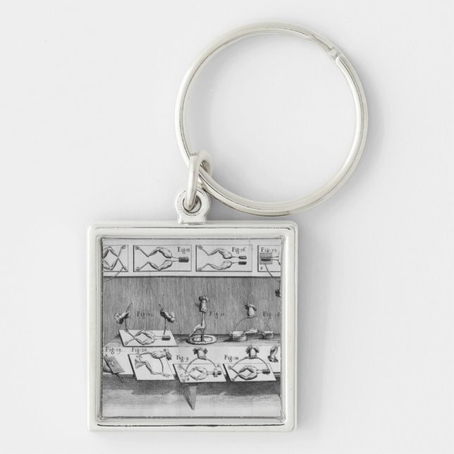 Experiment auf Fröschen Schlüsselanhänger (Vorne)