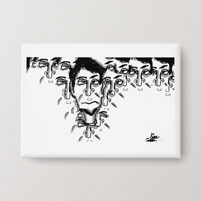 Experimental cartoon art button (Vorderseite)