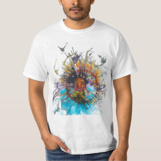 Experimentelle Aquarellkunst T-Shirt