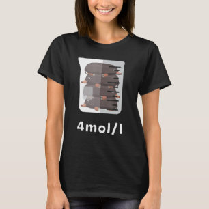 Experimenteller Labrador Wissenschaftler Chemie Le T-Shirt