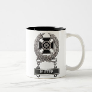 Expert Buffer Abzeichen Zweifarbige Tasse