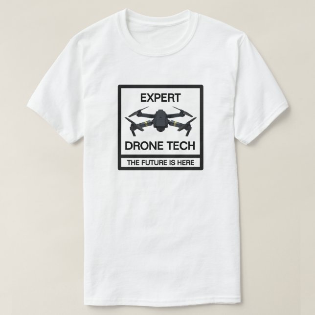 Expert Drone Tech™ T-Shirt (Design vorne)