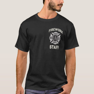 Expert FIREWORK STAFF 4. Juli Squad Safety Dir T-Shirt