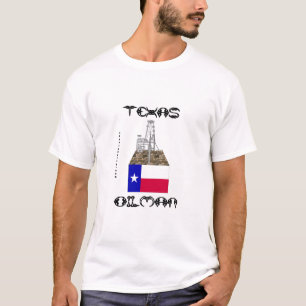 Expert pétrolier du Texas, T-shirt de gisement de