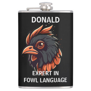 Experte für die Sprache der Vögel, Rooster's Head. Flachmann