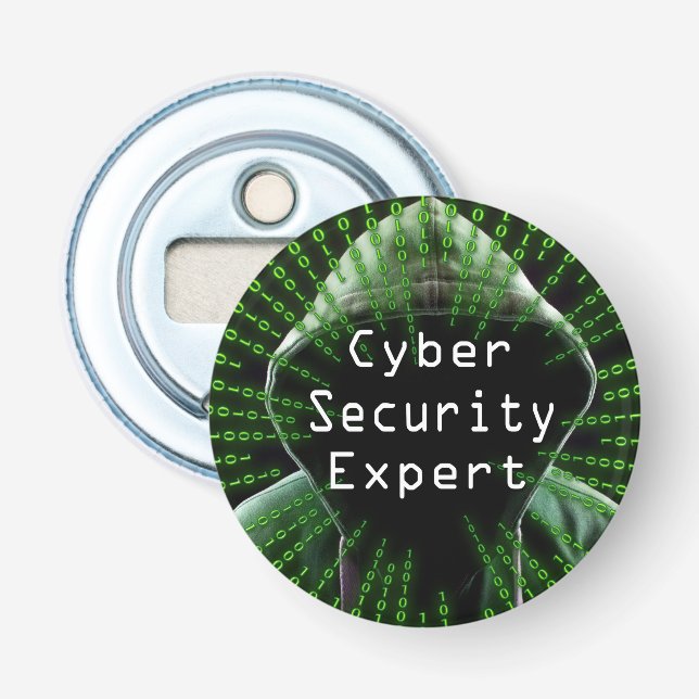 Experten für Cybersicherheit Flaschenöffner (Vorderseite)