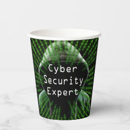 Experten für Cybersicherheit Pappbecher