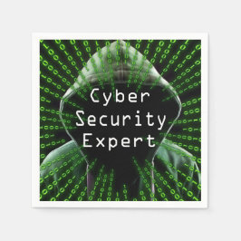 Experten für Cybersicherheit Serviette