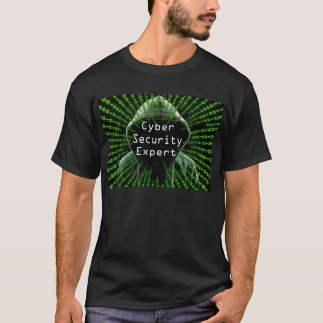 Experten für Cybersicherheit T-Shirt (Vorderseite)