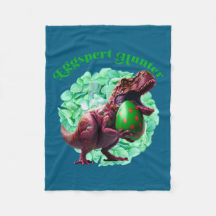 Experten-Jäger Ostern Ostereier-Jagd Oster-Dinosau Fleecedecke