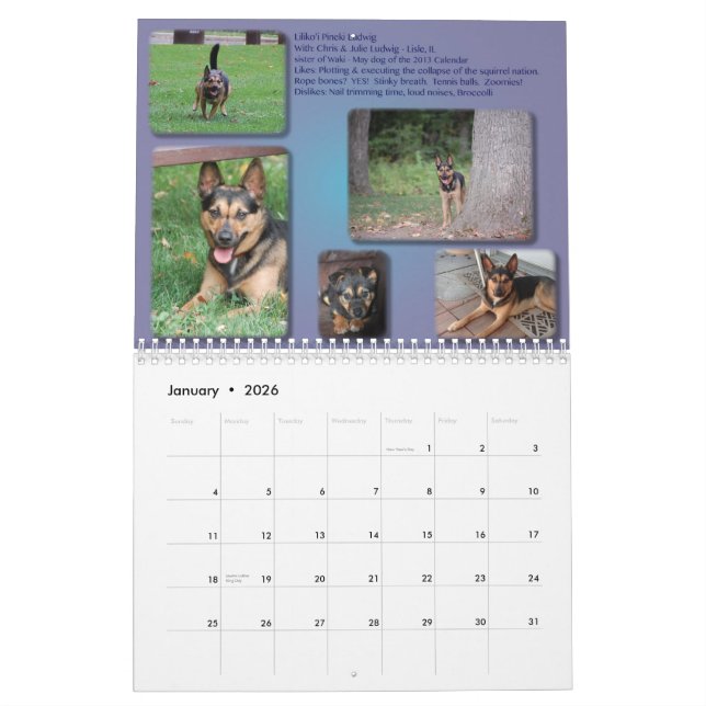EXPIRÉ : Calendrier 2014 d'AIDog (Jan 2026)