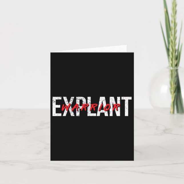 Explantate Brust Implant Krankheit Bewusstsein Kre Karte (Vorderseite)