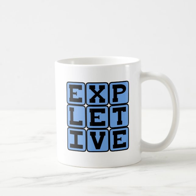 Explex, foul Language Kaffeetasse (Rechts)