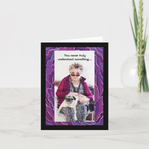 Expliquez-le à votre carte de voeux grand-mère