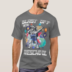 Explodieren in den Astronauten der Vorschulzeit zu T-Shirt