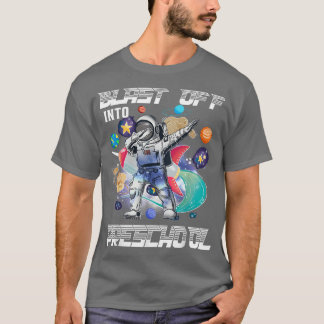 Explodieren in den Astronauten der Vorschulzeit zu T-Shirt