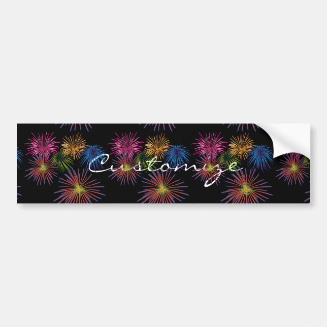 Explodieren von Fireworks Thunder_Cove Autoaufkleber (Vorne)