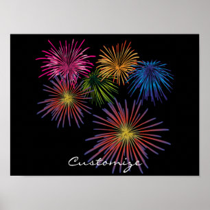 Explodieren von Fireworks Thunder_Cove Poster