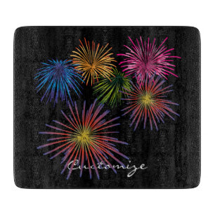 Explodieren von Fireworks Thunder_Cove Schneidebrett
