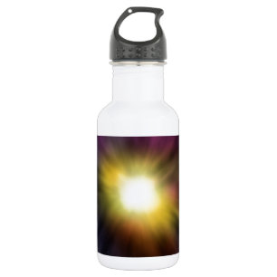 Explodieren von Star Digital Space Artwork Trinkflasche
