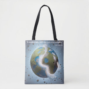 Explodierende Erde HPT-Tragetasche Tasche