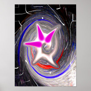 Explodierende kosmische Blase Poster