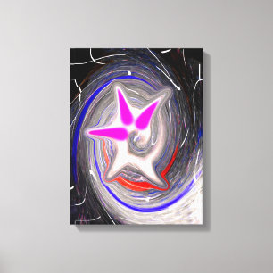 Explodierende kosmische Blasen-Kunst Leinwanddruck