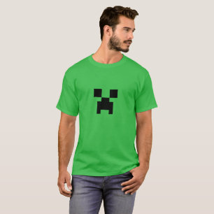 Explodierender Pixel-Gesichtspunkt-T - Shirt - Blo