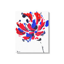 Explodierte Blume | Moderne abstrakte Blumenkunst
