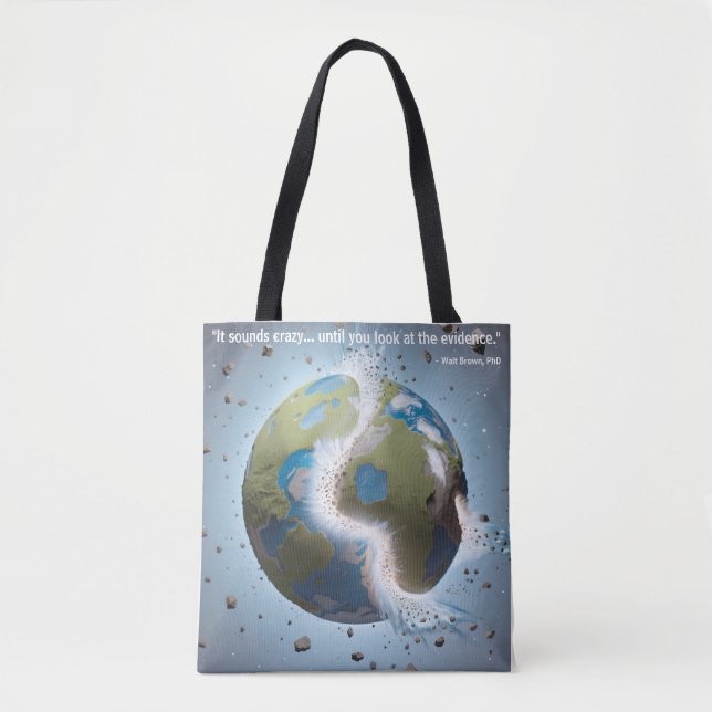 Exploding Earth HPT tote bag Tasche (Vorderseite)