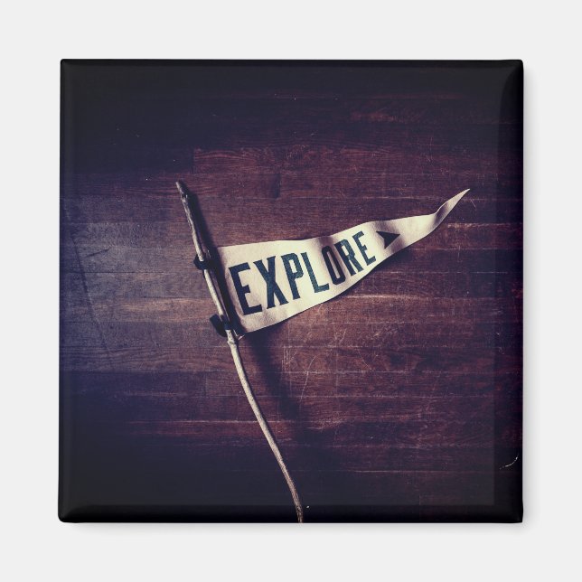 Explore - Adventure awaits Magnet (Vorne)