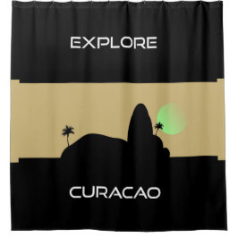 Explore Curacao Duschvorhang