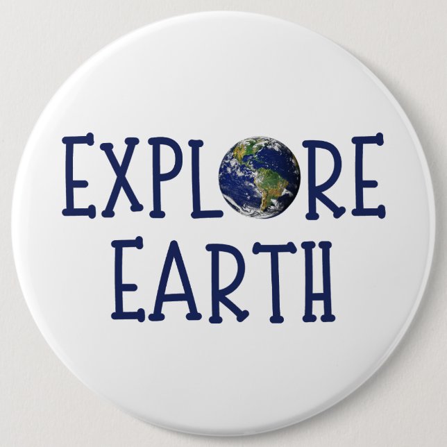 Explore Earth Button (Vorderseite)