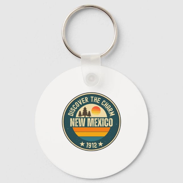 Explore New Mexico Designs For Every Lover  Schlüsselanhänger (Vorderseite)