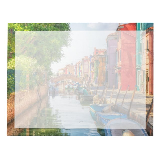 Explore the Vibrant Charm of Burano Notizblock (Vorderseite)